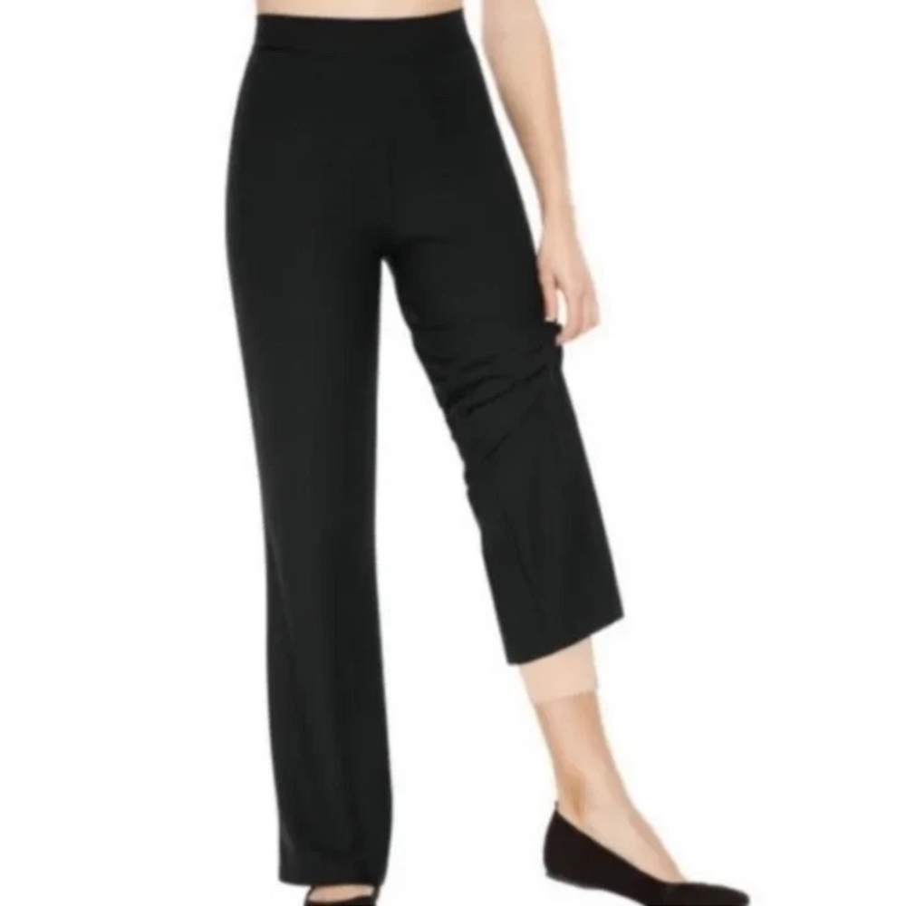 Spanx Bod-A-Bing! Full Length Wide Leg Slimming Stretch Pant - Black - Small